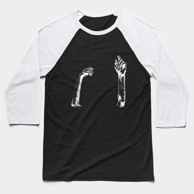 Hands up! Baseball T-Shirt by colourofoctober